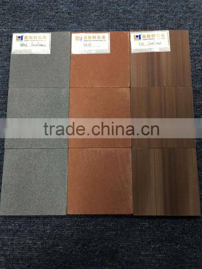 China sandstone samples,wooden vein sandstone
