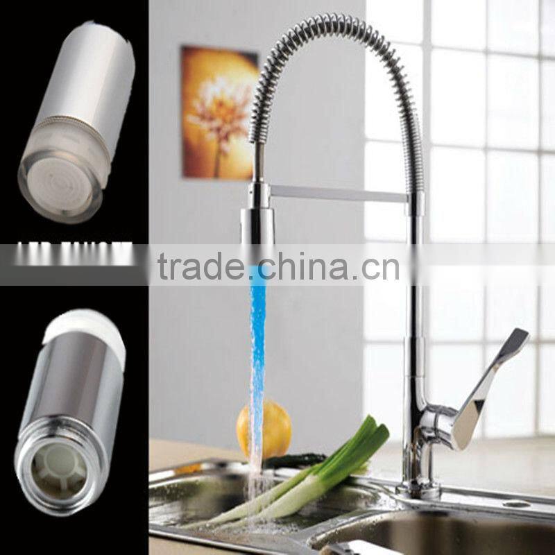 brass meterial chrome plated led faucet head,shower faucet