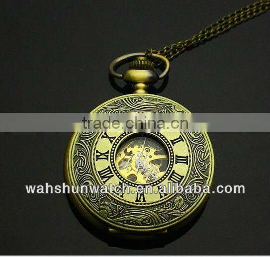 automatic mechanical pocket chain watch