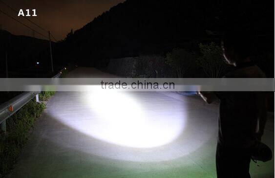 hot sales led torch flashlights lamp 5W Aluminium rechargeable battery led flashlights