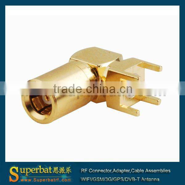 SMB female crimp RF connector for RG174 cable
