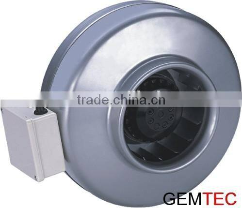 Low Temperature Rise Circular Duct Fan with Overheat Protection Motor