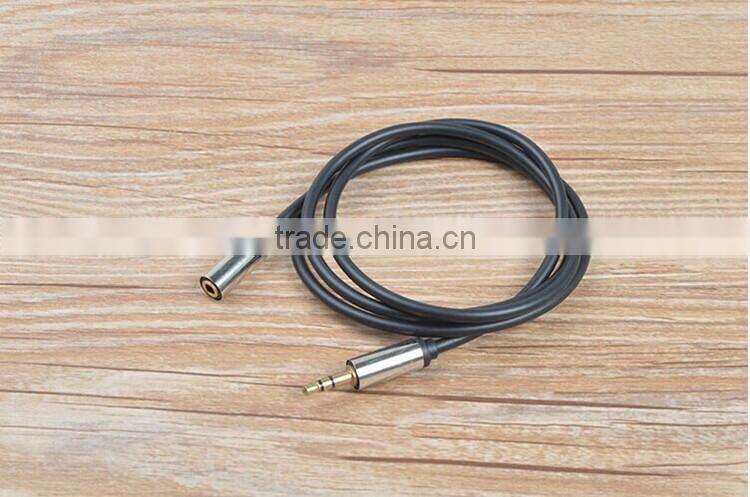 SYS Hot Selling 3.5mm Stereo Male To Female Audio Aux Cable