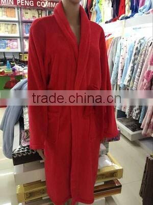 wholesale adult onesie cheap soft coral fleece bathrobe made in china