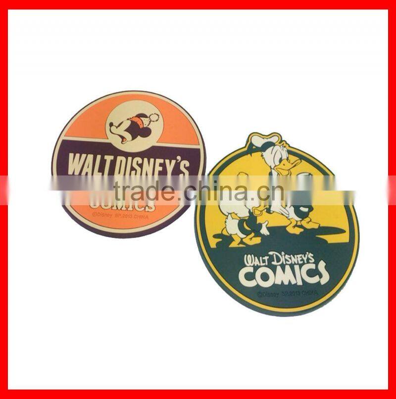 Custom Made Duable Colorful PVC Fancy Coffee Cup Mat