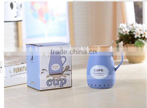 newest creative anger twist ceramic tea mug,unique promotional gift cup