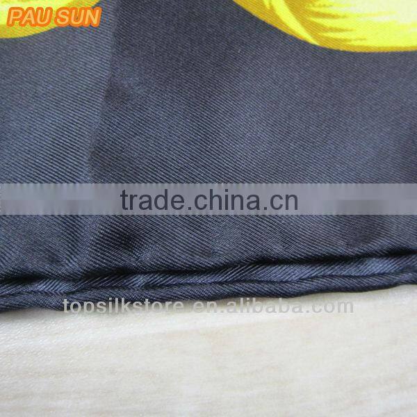 Test!! 18m/m twill large square Silk Scarf
