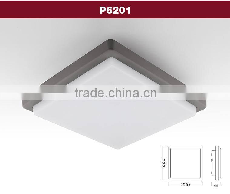 plastic square wall outdoor light,surface mounted or recessed ceiling light,2015 new product