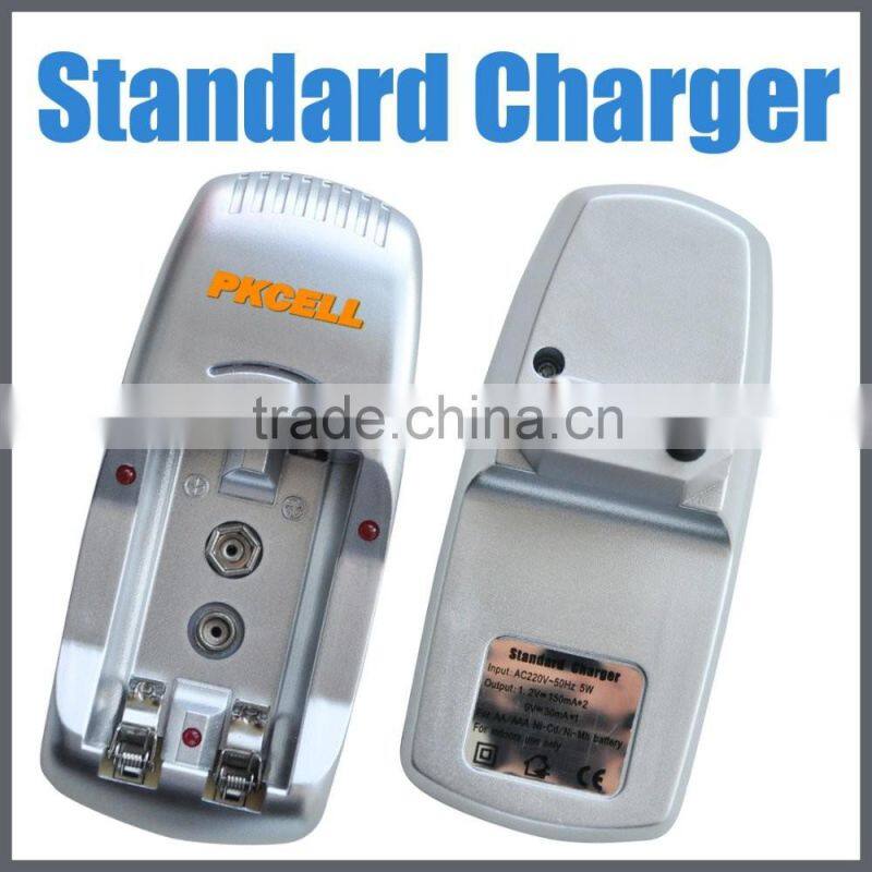 PKCELL 2 slot AA/AAA charger 8124 9V standard charger