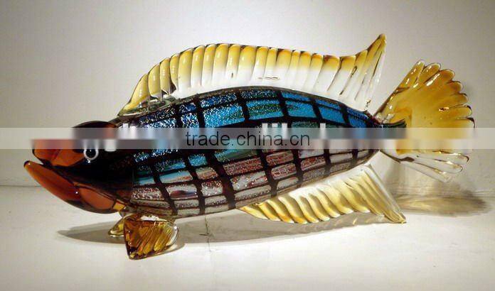 hand blown glass table ornament XO-2010003A and crystal table ornament