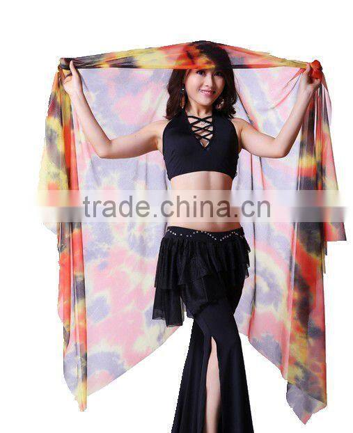 2014 Wuchieal Belly Dance Veils Made of Diamond Hemp