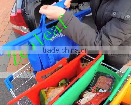 Foldable Rolling Shopping Cart Bags /Light Trolley Bag Supermarket