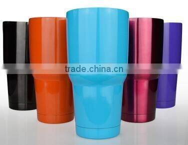 Tumbler Trail 30-oz 30-Ounce Double-Wall, Vacuum-Sealed Insulated Stainless Steel 30 Ounce Tumbler