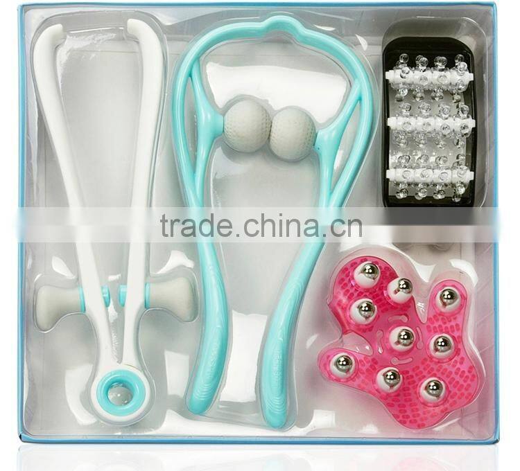 office and home plastic functional manual body massagers,manual neck,foot and body massager