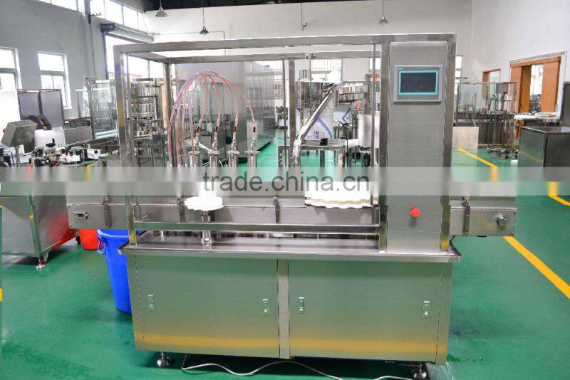 Automatic liquid filling packaging line