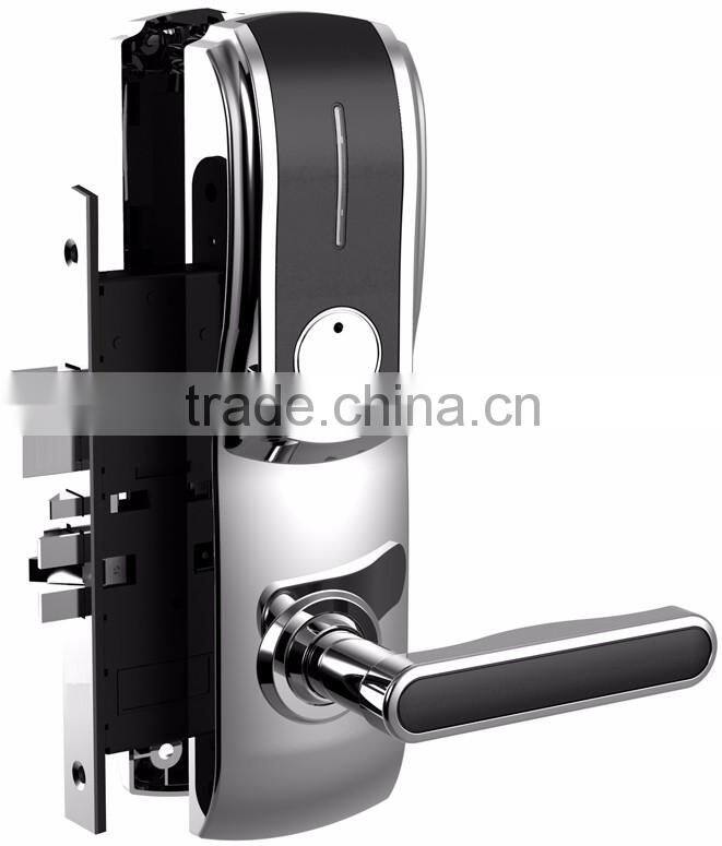 rfid card security handle safe electronic digital hotel smart keyless bedroom door lock