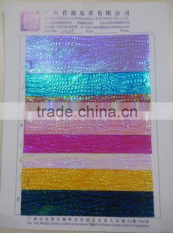 Fashionable PVC leather for Jewelry Box & decoration usage