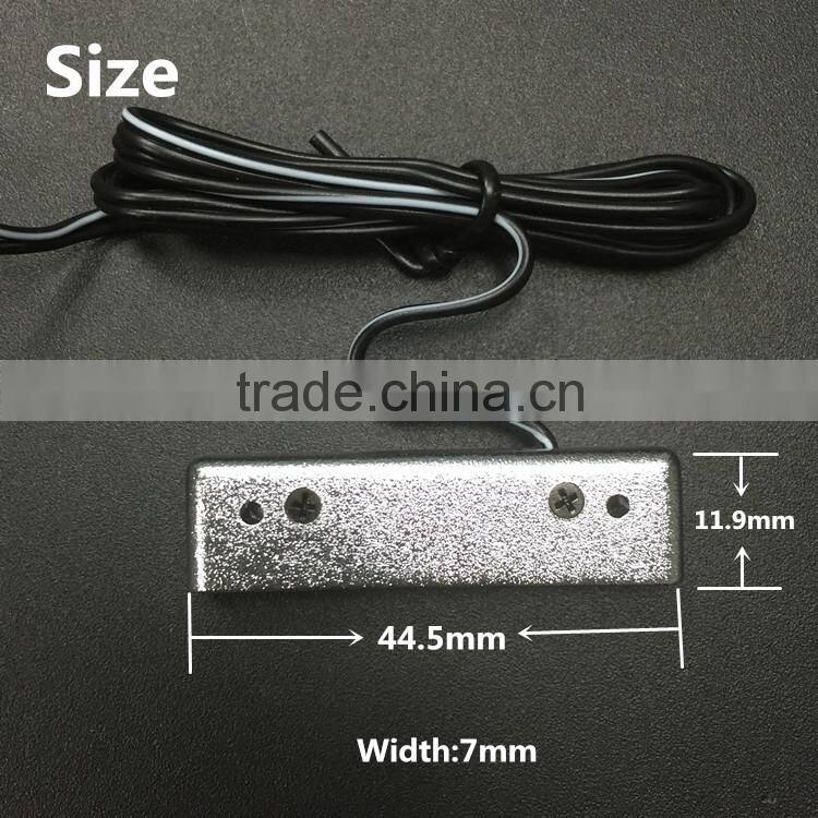 Slim Chrome 3 LED Motorcycle Plate Light License Number Rear Tag Sport Bike