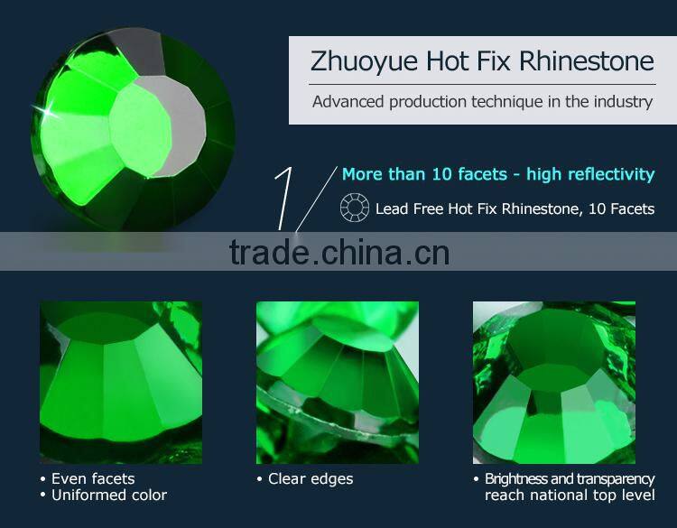 Top Class Lead Free Epxoy Fashion Heat Transfers Strass Motif