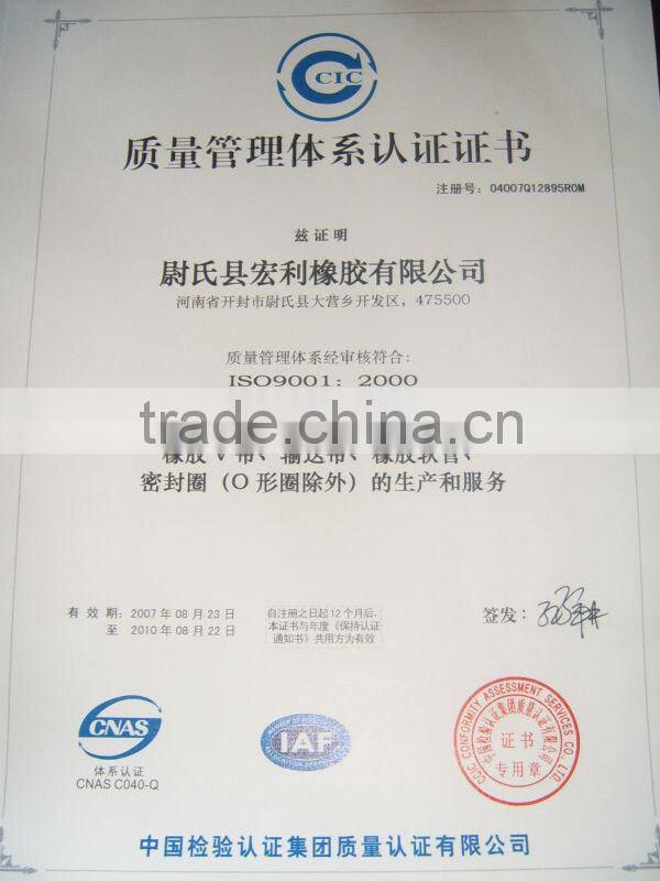 v belt specification