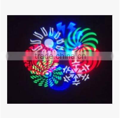 Beatiful Pattern DMX 512 Signal Control 6CH Channels Eight Eye Pattern LED Effect Light DJ Lighting