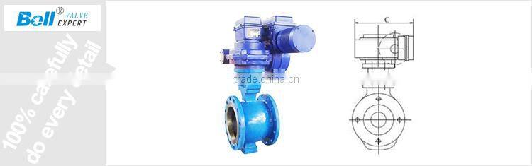 light weight electric regulating ball valve for gas