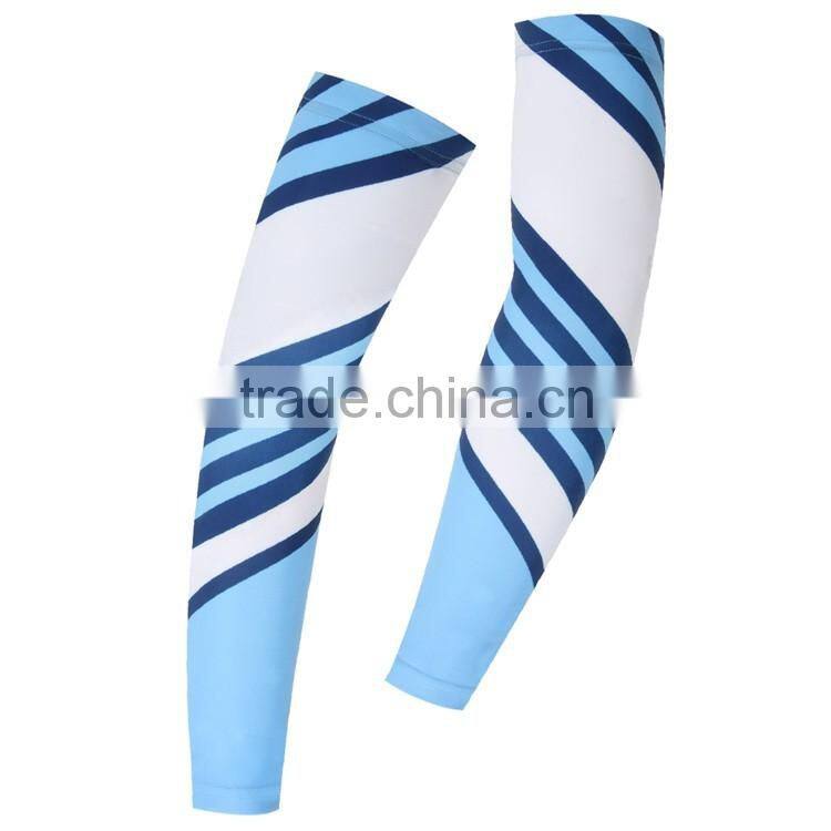 custom cycling arm sleeves sublimation compression arm sleeves
