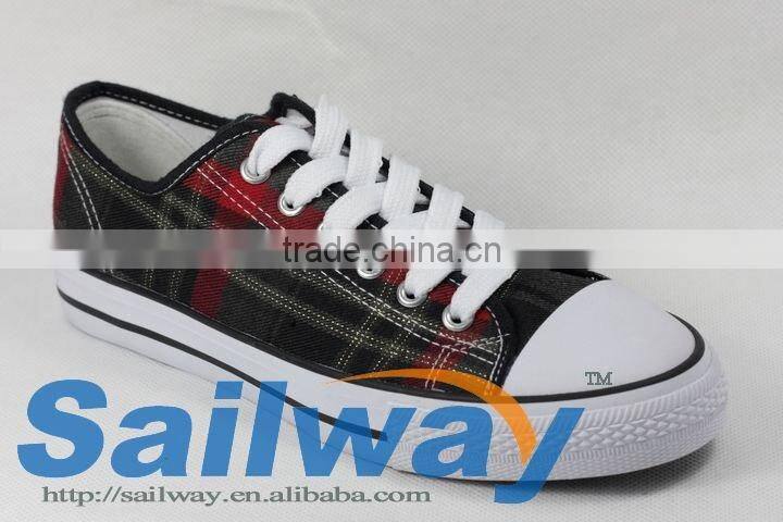 New Low Top Canvas Sneakers Men Shoes All Sizes Check