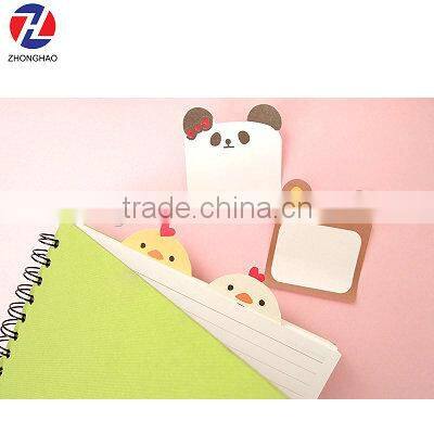 New arrive cute bear bird design personalized memo