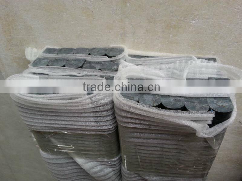 Decorative white ogee marble stone chair rail moulding