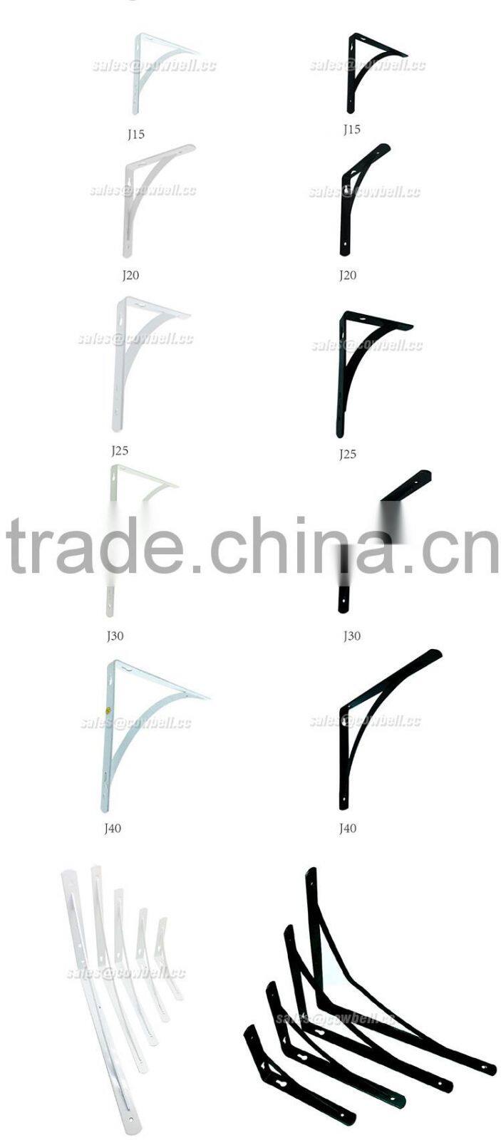Wholesale for Metal shelf bracket in white or black color
