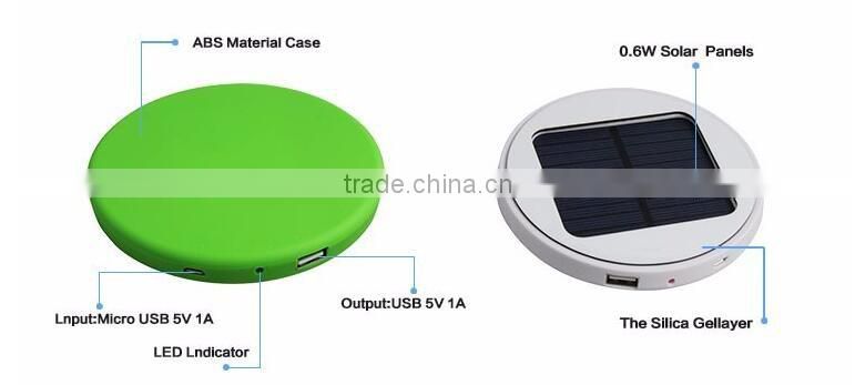Window Sucker Type Solar Power Bank Charger