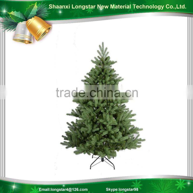6.5ft Green Pikes Peak Snowing Christmas Tree set