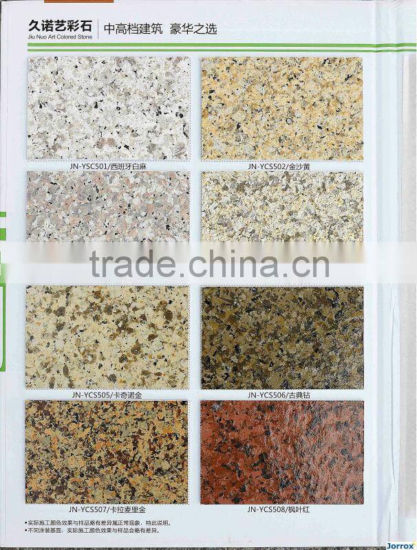 Environment- friendly liquid granite effect acrylic stone paint for building