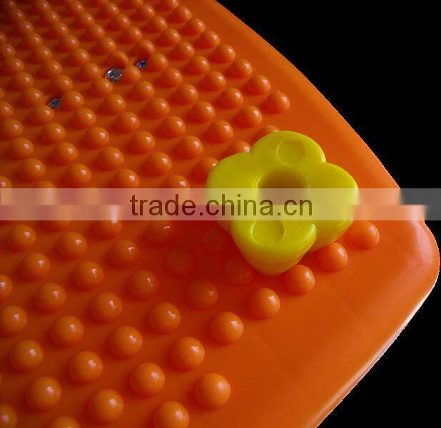 Colorful exercise and fitness Aerobic machine dancing wobble board waist twist equipment.