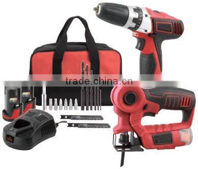 2pcs mechanical power works cordless tools set