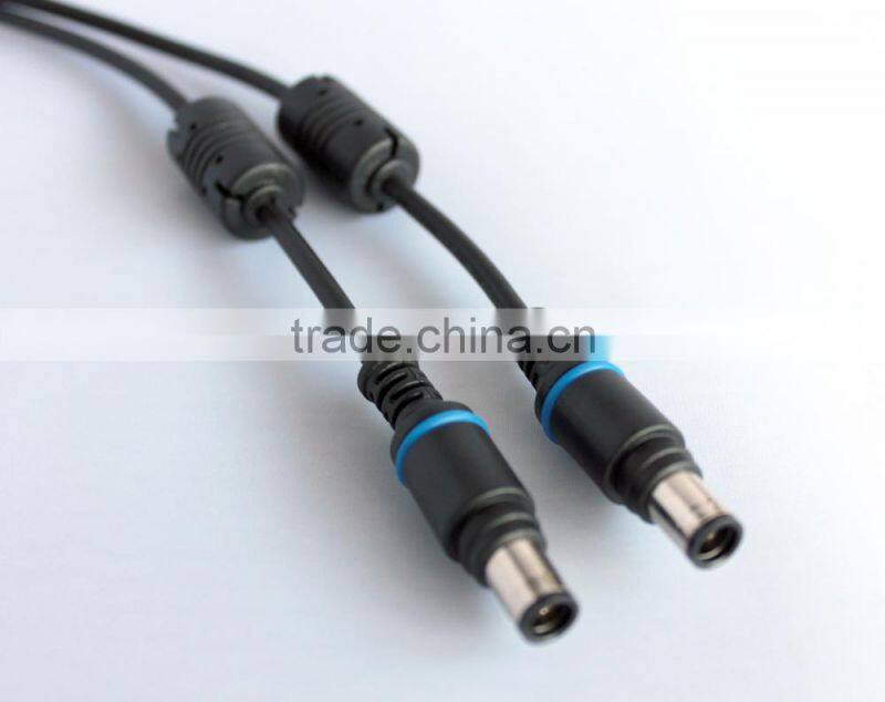 UL 14AWG coaxial DC cable DC power cable with 5521 DC jack for Solar battery