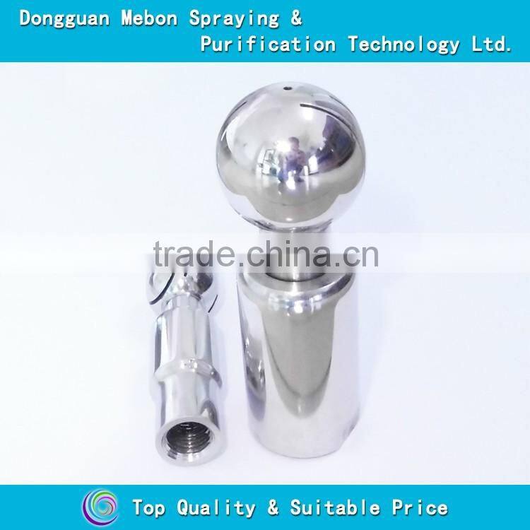 1/8 BSPT rotating tank nozzle,360 degree tank washing nozzle