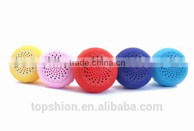 Super Bass Portable Wireless Bluetooth Speaker With Sucker, Silicone Mini Bluetooth Speaker