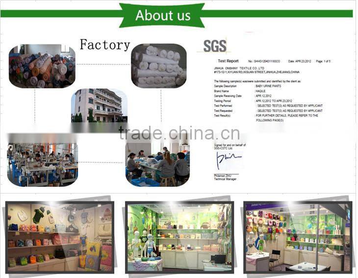 Singal Layer Pul Cloth Diaper Wet Bag