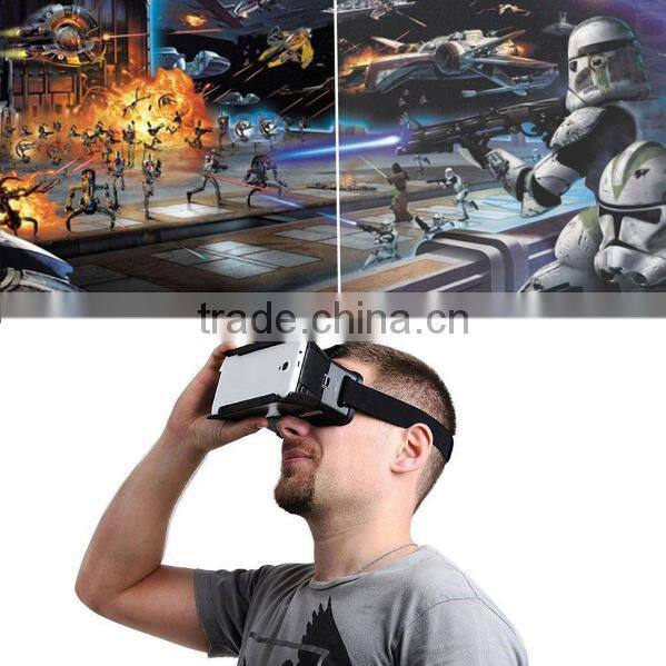 Best price New products portable 2nd generation VR BOX 2 3D Glasses for blue film video open sex video