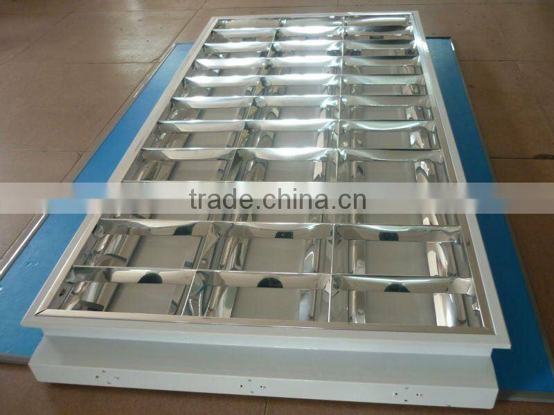 T8 3x36W recessed grille lighting fixture