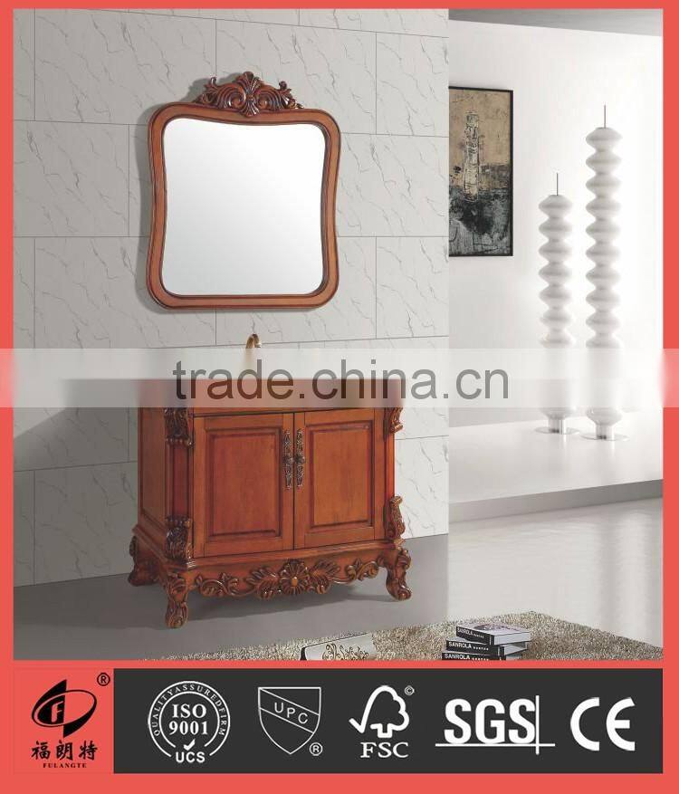Cheap price solid wood bathroom sink base cabinets S1132