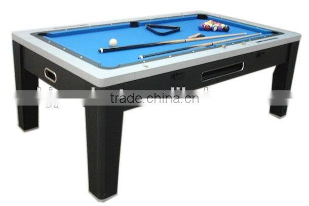 5' Factory promotion 3 in 1 Multi games table. Pool table, air hockey table, Dinning table