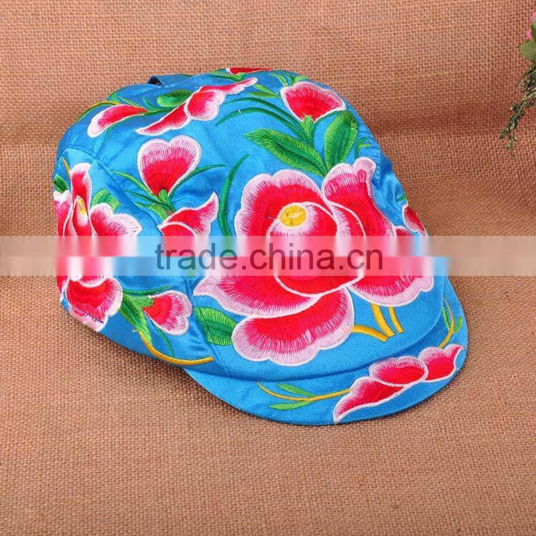 Chinese style Lady/Women hat embroidery hat
