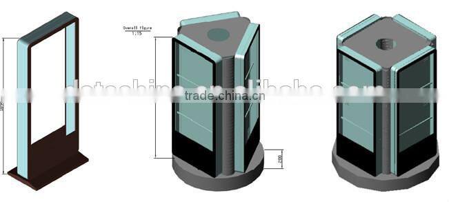 super bright square scrolling light box