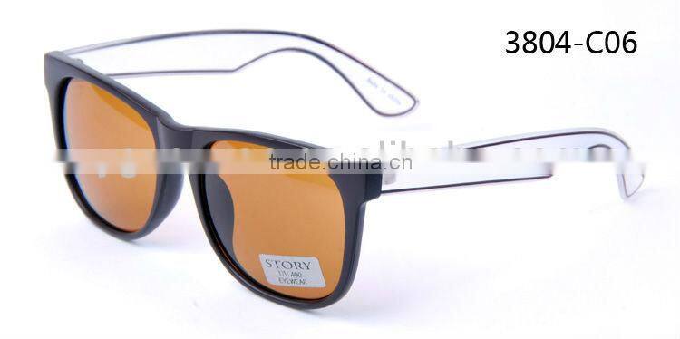 FDA CE Certification Transparent temple Custom Logo Sunglasses own logo sunglasses