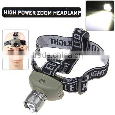 q3 high power zoom headlamp waterproof headlamp