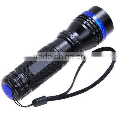 led zoom q5 led waterproof diving flashlight 310 lumen