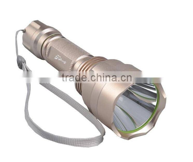 high power waterproof led flashlight outdoor aluminum flashlight